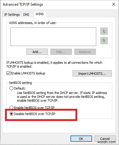 Windows 10で「このコンピュータには1つまたは複数のネットワークプロトコルがありません」エラーを修正する5つの方法