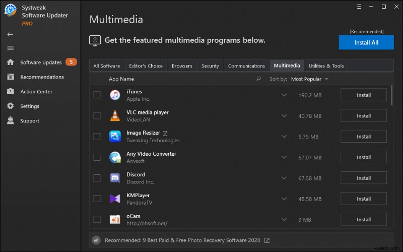 Systweak Software Updater 徹底レビュー|Windowsのソフト更新を自動化する便利ツール