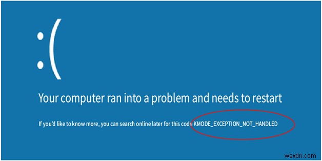 KMODE_EXCEPTION_NOT_HANDLEDエラーとは？Windows 10での原因と4つの直し方