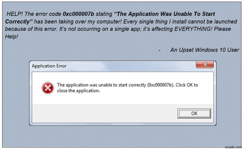 Windows 10/7で発生する「アプリケーションを正しく起動できませんでした(0xc000007b)」エラーの解決策6選