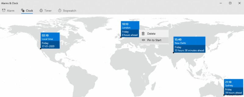 Windows 10のタスクバーに複数の時計を表示する3つの方法