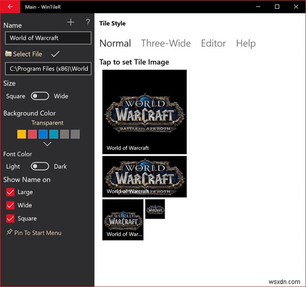 Windows 10のカスタムタイルを作成・カスタマイズしてスタートメニューを自由に制御する方法