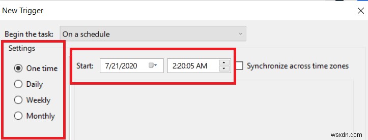 Windows 10のPCをスリープ状態から自動的に復帰させる方法