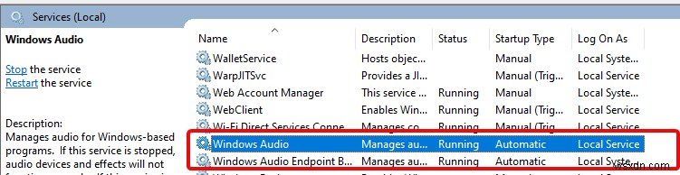 Windows 11/10で「オーディオサービスが実行されていません」エラーを解決する方法【2022年最新版】