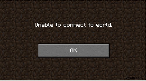 Minecraftで「ワールドに接続できません」エラーが発生したときの対処法5選