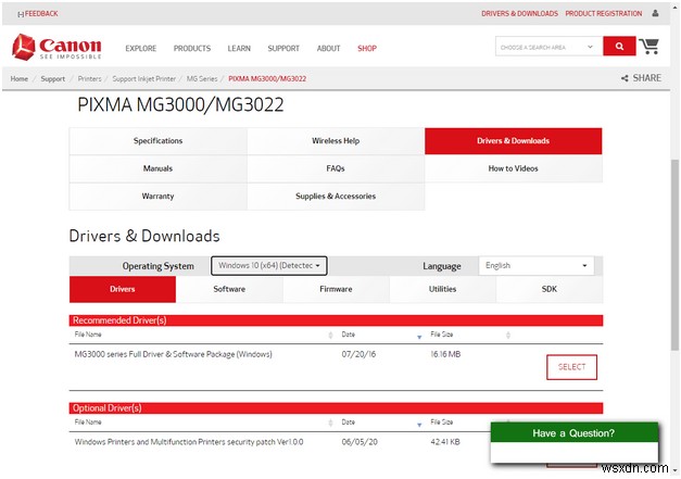 Canon MG3000ドライバーのダウンロード・更新方法【手動と自動の2つの手順を解説】