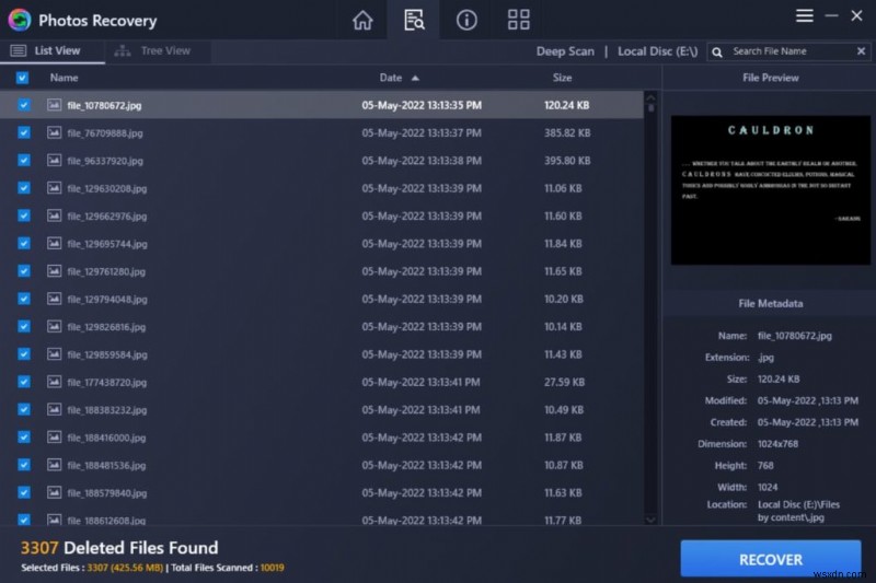 Systweak「Photos Recovery」でSDカードから削除した写真を復元する方法