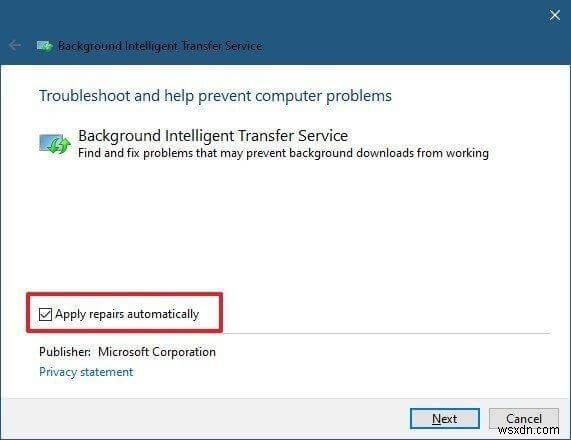 Windows 10でバックグラウンドインテリジェント転送サービス(BITS)を修復する3つの方法