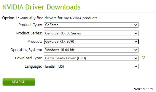 WindowsでGeForce RTX 3090ドライバーをダウンロード・更新する3つの方法