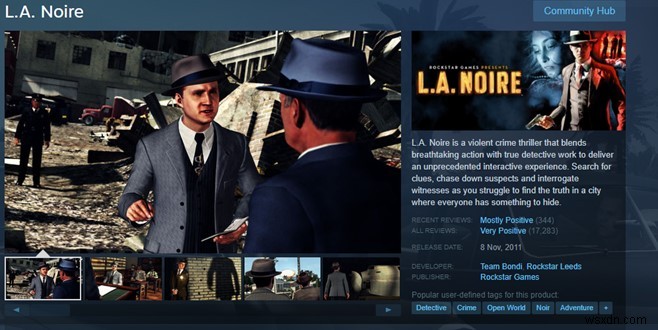 【解決策】PCでSteam版L.A. Noireが起動しないときの対処法4選