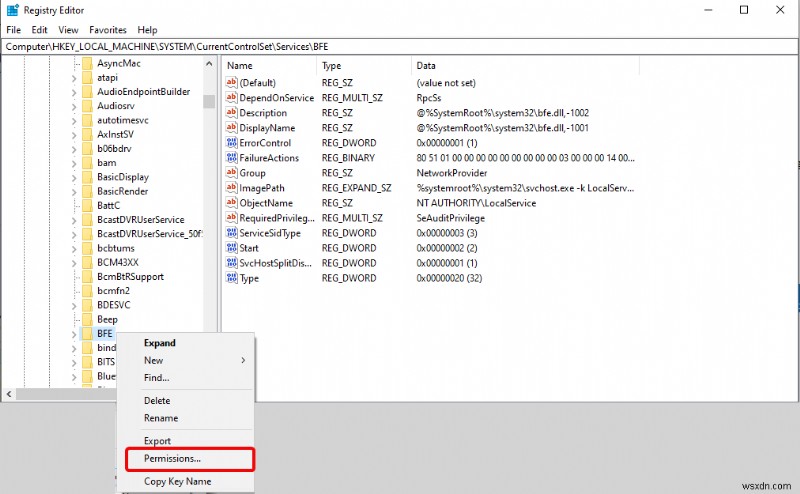 Base Filtering Engine(BFE)サービスの起動トラブルを修復する完全ガイド