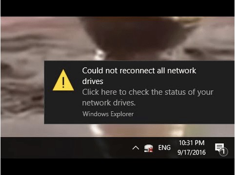 Windows 10で「すべてのネットワークドライブを再接続できませんでした」エラーを修正する4つの方法
