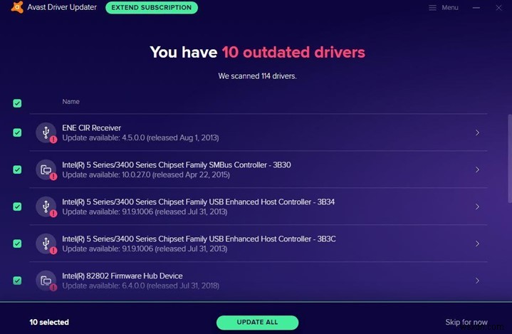 Avast Driver Updater(アバスト ドライバーアップデーター)徹底レビュー|ドライバー更新を速く・簡単に
