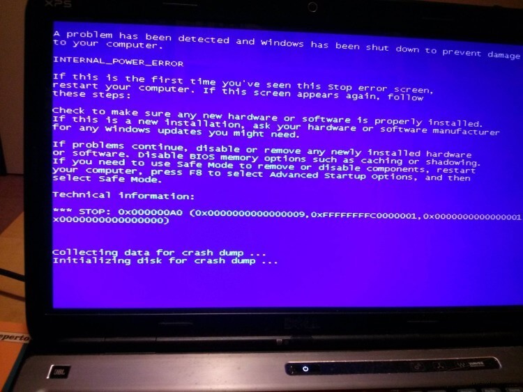 Windows 10で発生する「内部電源エラー（INTERNAL_POWER_ERROR）」の解決方法