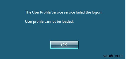 Windows 10/7で「ユーザー プロファイル サービスによるログオン処理に失敗しました」エラーを修正する方法