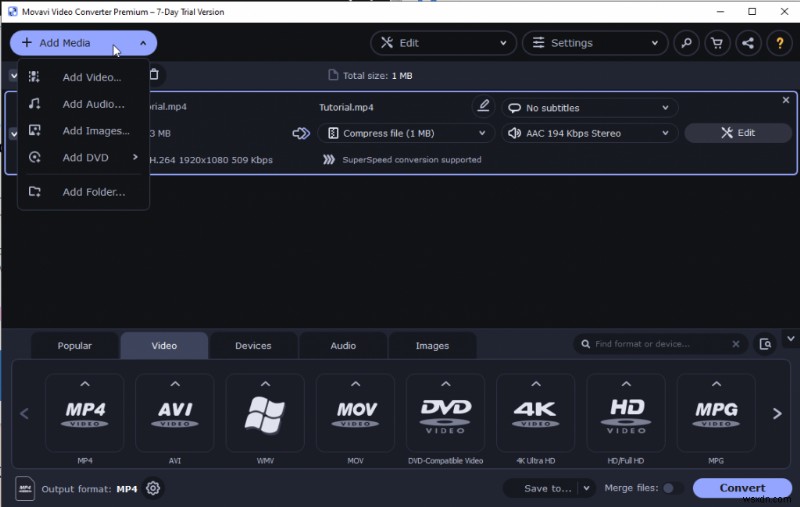 Movavi Video Converter徹底レビュー|画質を落とさずに動画サイズを圧縮する最良の方法