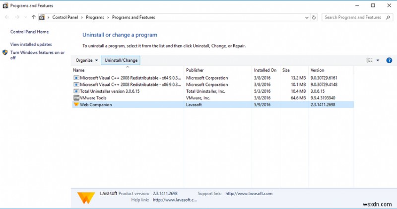 Windows PCから Adaware Web Companion を完全にアンインストールする方法