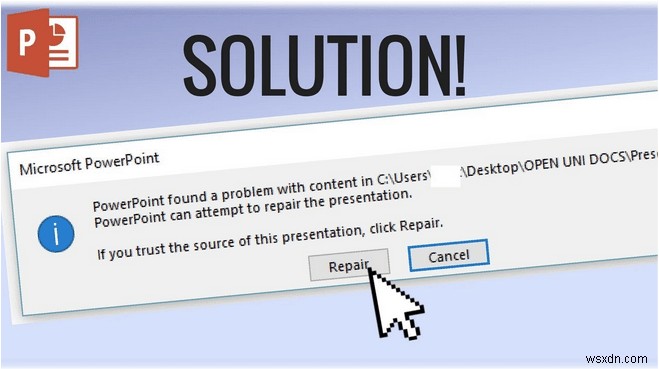 PowerPoint「コンテンツに問題が見つかりました」エラーの原因と解決策まとめ