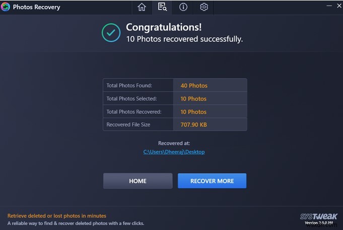 Windows PCで削除した写真フォルダを丸ごと復元する方法
