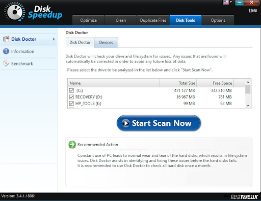 Disk Speedupでハードディスクの問題を簡単に解決する方法