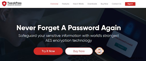 ウェブサイトのログイン情報をデジタルボールト「TweakPass」で安全に管理する方法