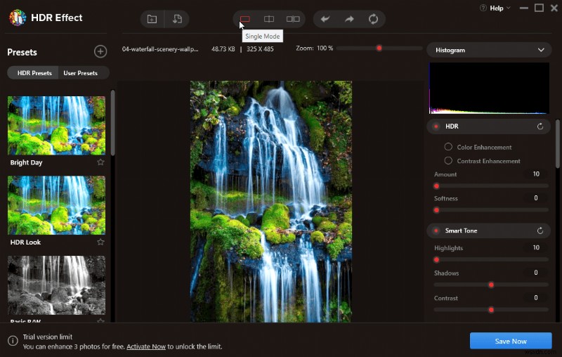 画像のノイズを除去して美しいHDR写真を作る方法|HDR Effectの使い方ガイド