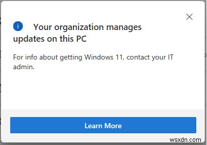 Windows 11/10で「このPCは組織によって更新が管理されています」の通知を解消する方法