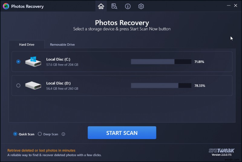 削除したファイルを復元前にプレビューする方法|Systweak Photos Recoveryの使い方