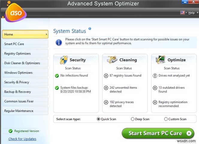 PCのパフォーマンスとセキュリティスキャンを実行する方法【Advanced System Optimizer活用ガイド】