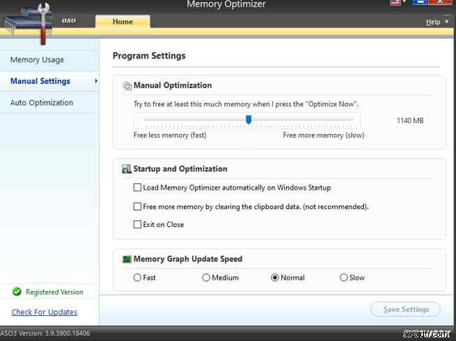 Windows PCのメモリを最適化してシステムキャッシュを管理する方法