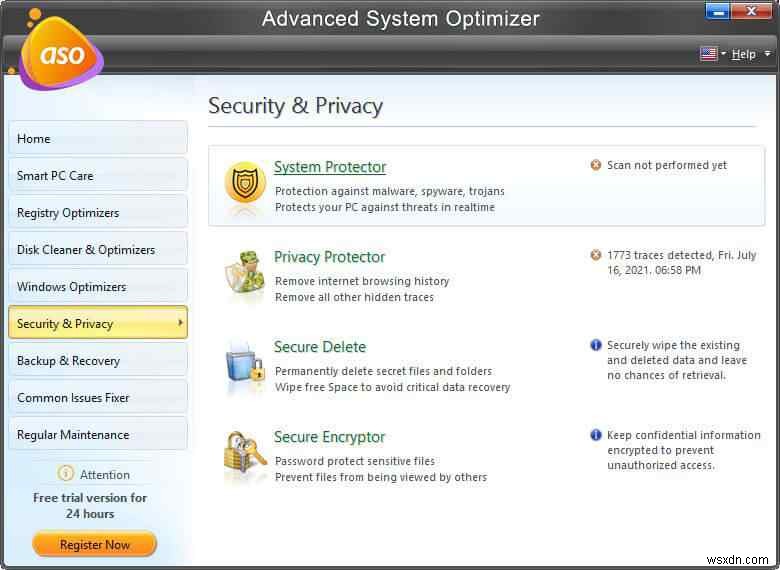 覗き見から重要なファイルを守る!Advanced System Optimizerでファイルを暗号化する方法
