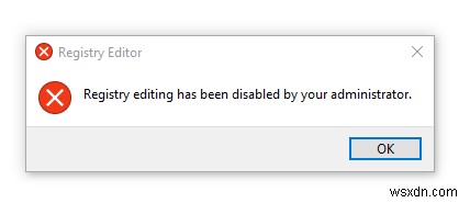 Windows 10でレジストリエディターへのアクセスを無効にする方法