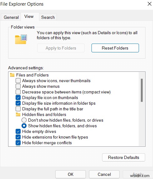 Windows 11/10でフォルダ内のファイルが表示されない?最適な解決策7選