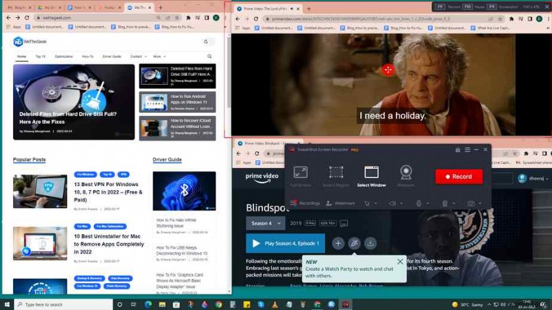 ブラックスクリーン問題を回避!Amazon Prime Videoを画面録画する方法