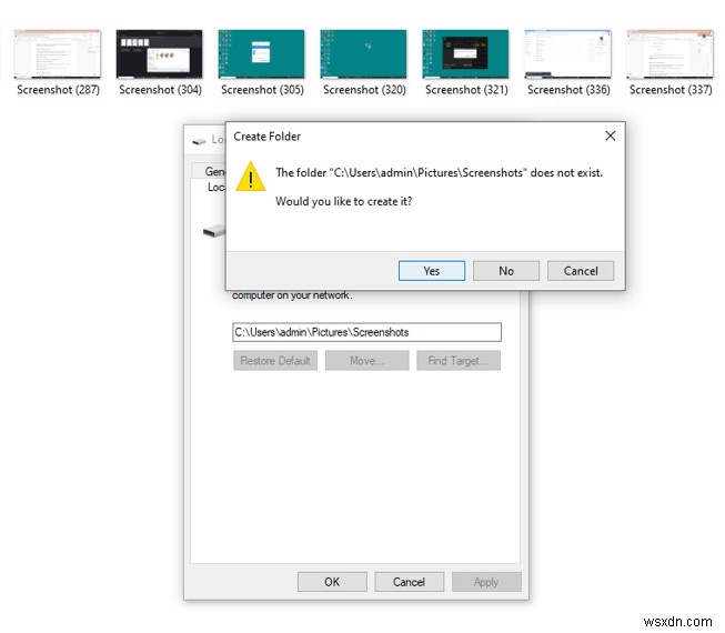 Windows 10 / 11 でスクリーンショットの保存先を変更する方法