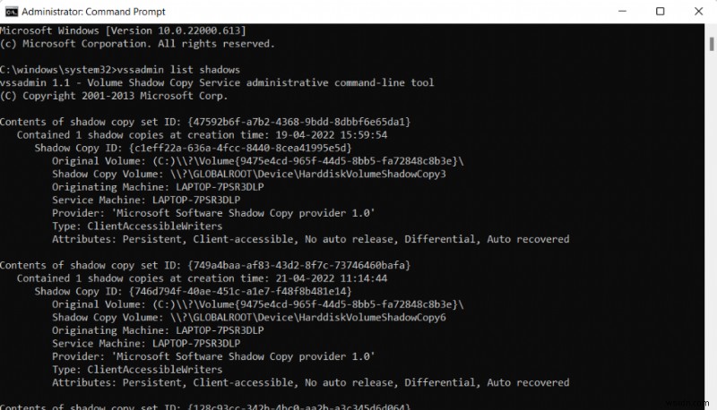 VSSエラー0x8004231f「ボリュームスナップショットの作成に失敗しました」の解決方法