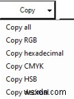 PC上の画像からHTML Hexカラーコードを簡単に調べる方法