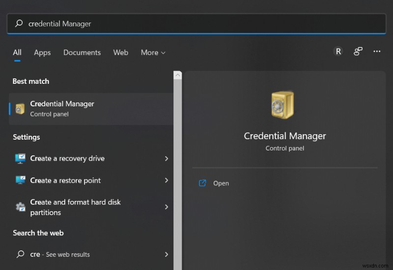 【解決策】Windows 11/10で資格情報マネージャーが表示されない・開かない・動作しないときの直し方