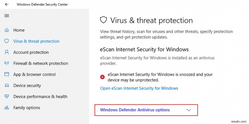 Microsoft Defenderの「限定された定期スキャン」を有効にする方法