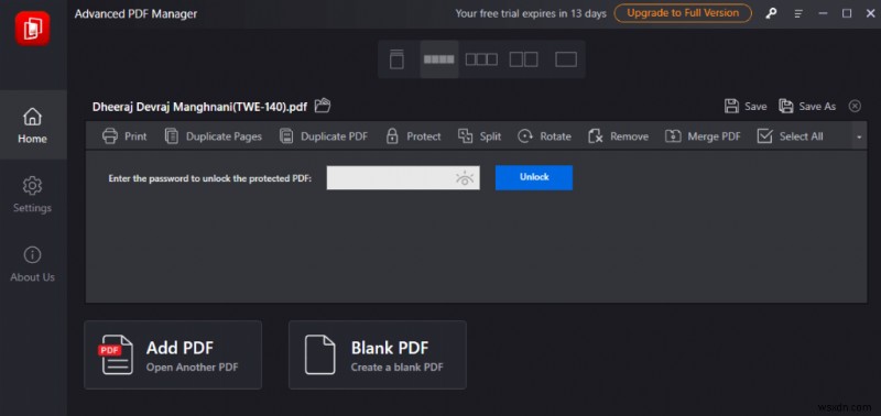 Advanced PDF ManagerでPDFを編集不可にする方法【パスワード保護の手順を解説】