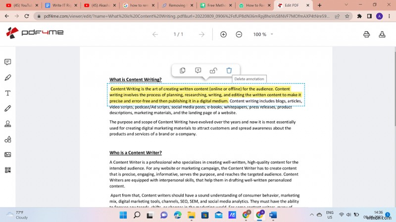 PDFのハイライトを削除する方法|オンライン・オフライン両方のやり方を徹底解説