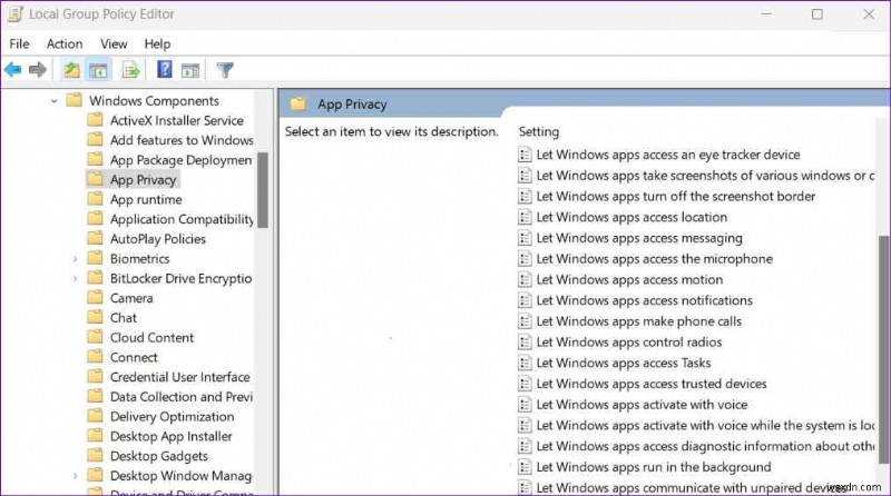 Windows 11で「バックグラウンドアプリのアクセス許可」が表示されないときの対処法