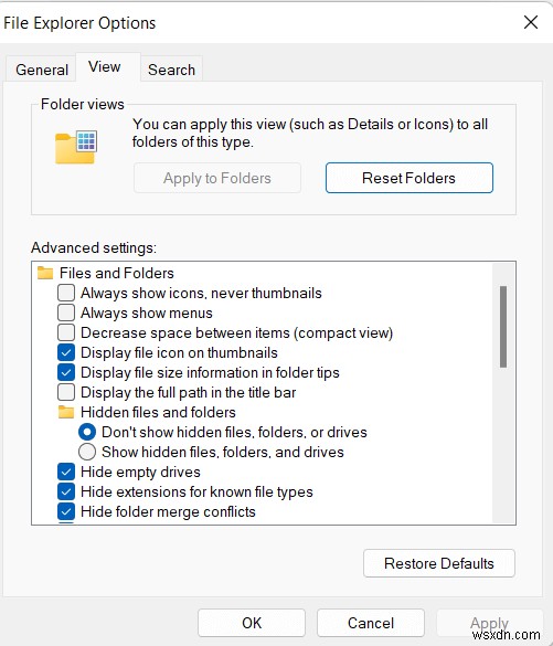 Windows 11/10でサムネイルが表示されないときの対処法8選