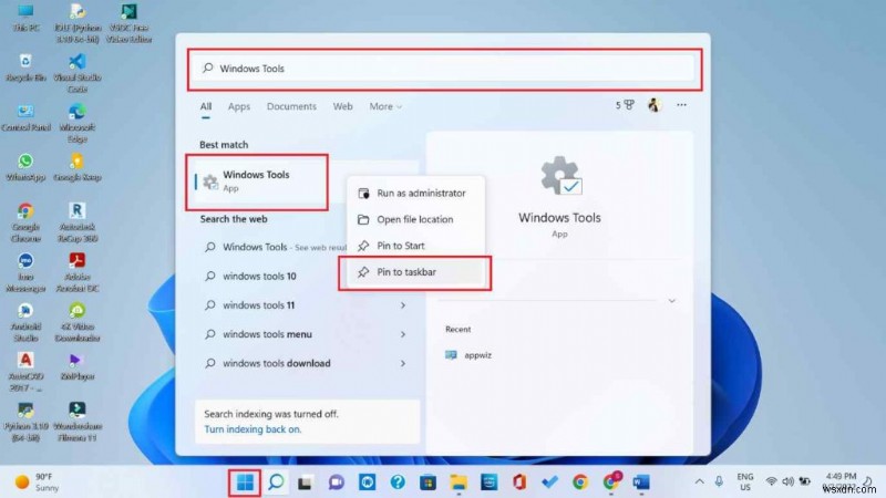 Windows 11で「Windows ツール」を開く7つの方法【2022年版】