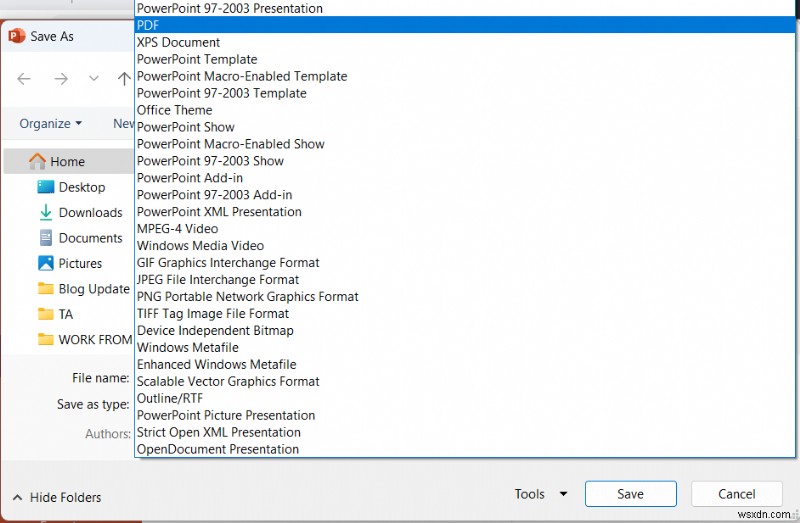 Windows 11/10/8/7でPowerPointをPDFに変換する4つの方法