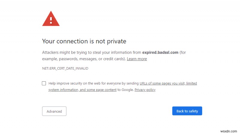 ChromeでNET::ERR_CERT_DATE_INVALIDエラーを解決する9つの対処法
