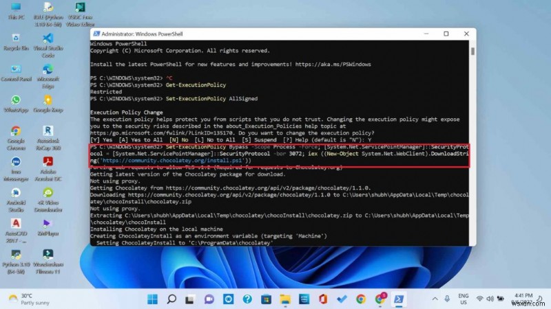 コマンドプロンプトとPowerShellでアプリをインストールする方法|Chocolatey完全ガイド