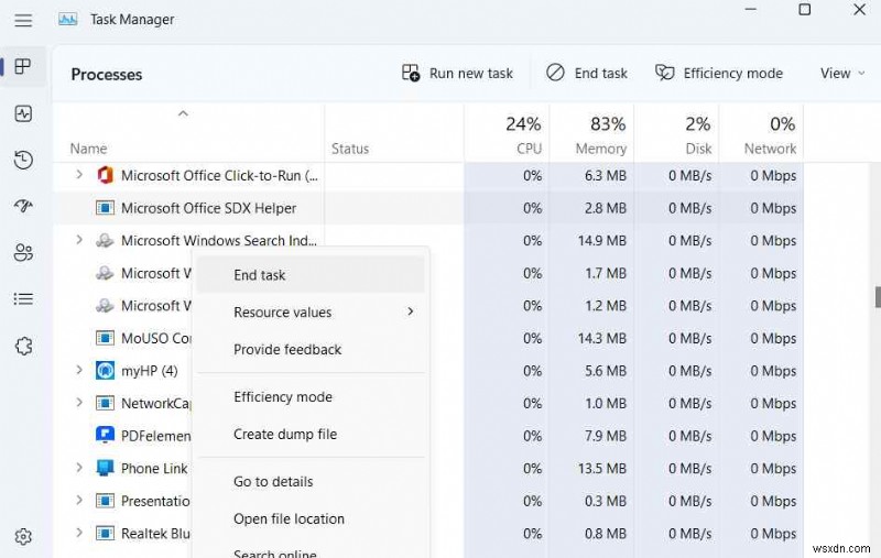 Microsoft Office SDX HelperのCPU・ディスク使用率が高いときの対処法7選