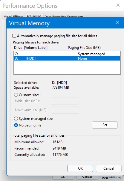 Windows 11でディスク・RAM使用率が高くなる問題の対処法6選