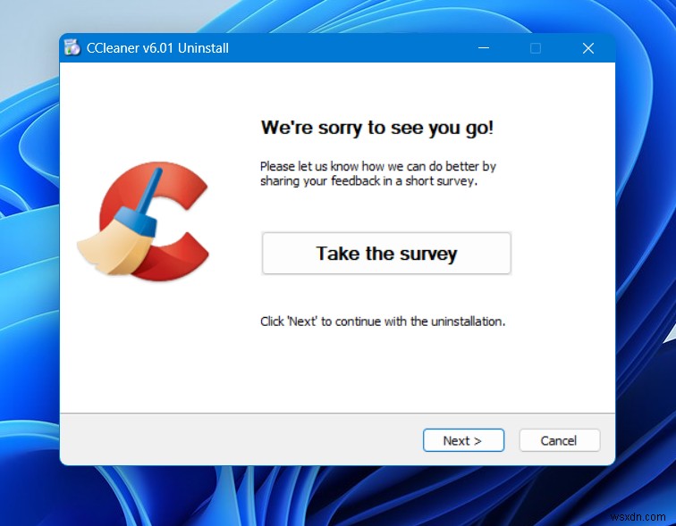 【完全ガイド】CCleanerがWindows 11/10/8でアンインストールできないときの対処法